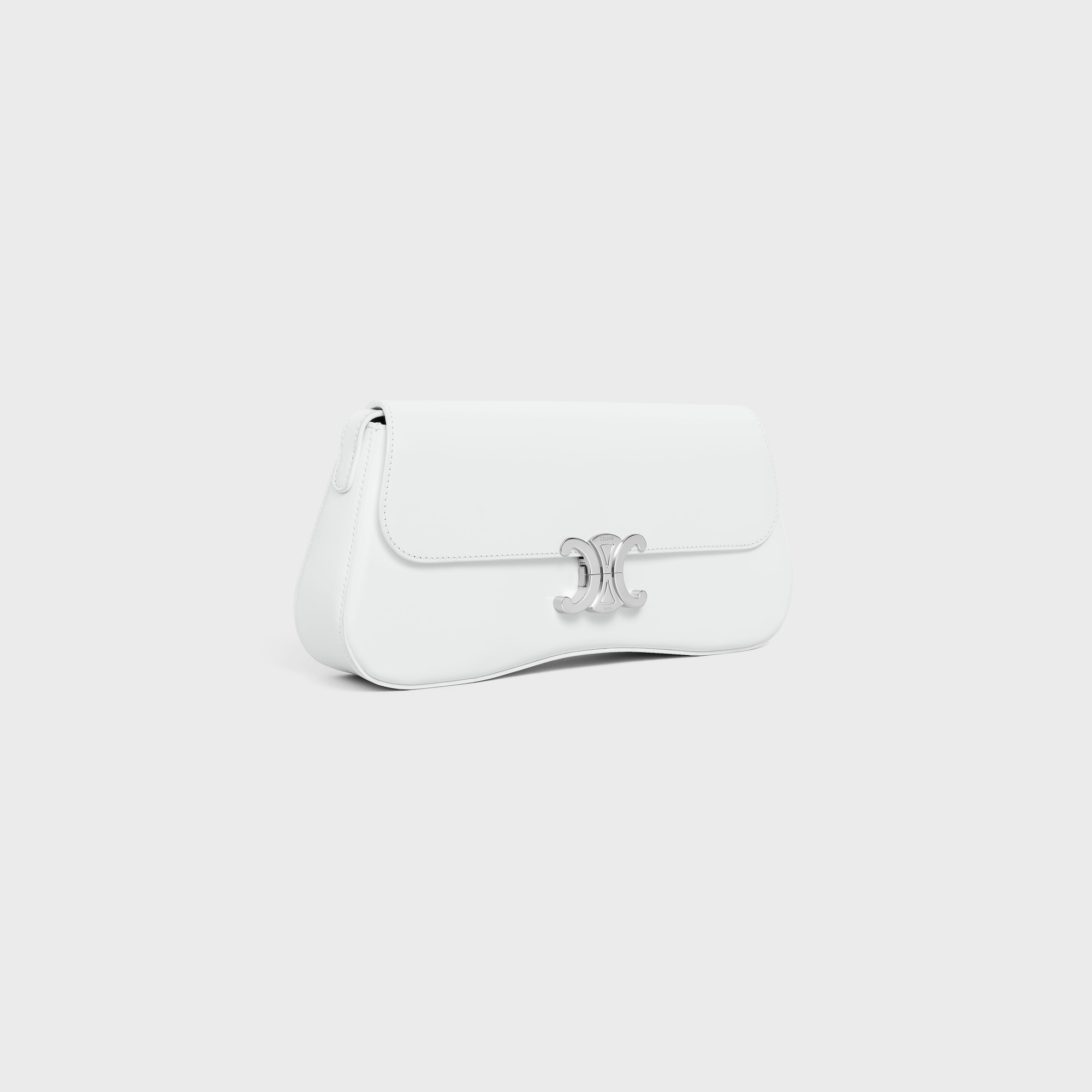 MEDIUM CELINE LOLA BAG IN SHINY CALFSKIN BLANC DE BLANC - Image 2